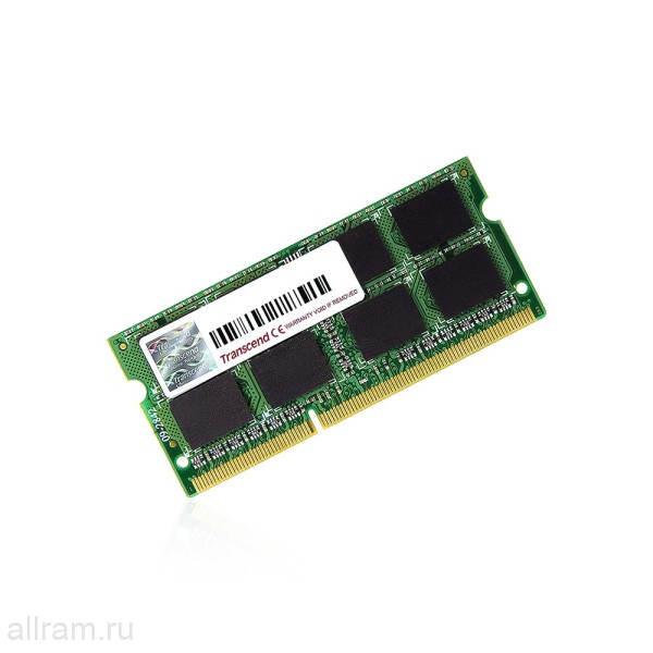 TS512MSK72W6N-I 4GB Transcend DDR3L-1600 2Rx8 ECC SO-DIMM Industrial Wide Temp