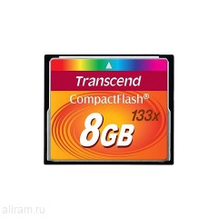 TS8GCF133 8GB CompactFlash CF Card 133X Speed Transcend карта памяти